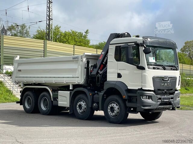 Basculantă cu macara MAN TGS 41.480 TGS 41.480 8x4/Euro6e Euromix Kipper...