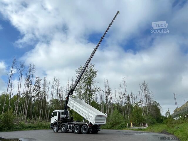 Basculantă cu macara MAN TGS 41.480 TGS 41.480 8x4/Euro6e Euromix Kipper...