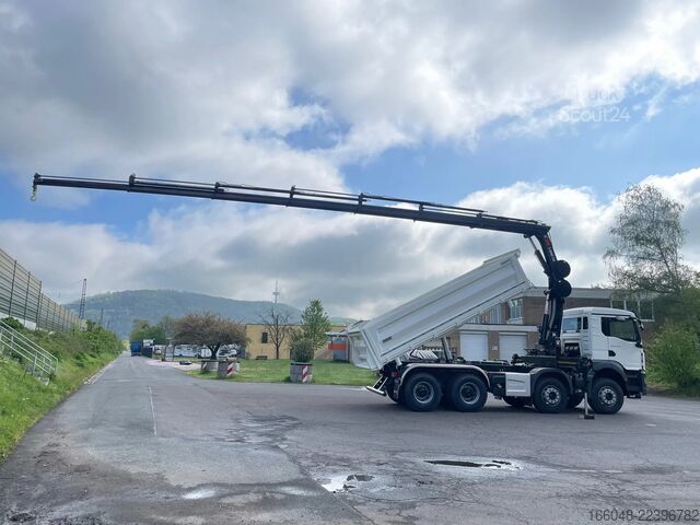 Basculantă cu macara MAN TGS 41.480 TGS 41.480 8x4/Euro6e Euromix Kipper...