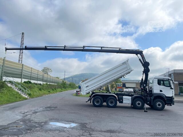 Basculantă cu macara MAN TGS 41.480 TGS 41.480 8x4/Euro6e Euromix Kipper...