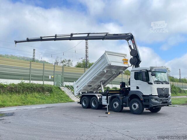 Basculantă cu macara MAN TGS 41.480 TGS 41.480 8x4/Euro6e Euromix Kipper...