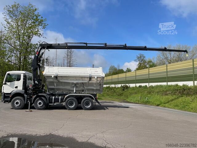 Tipper med kran MAN TGS 41.480 TGS 41.480 8x4/Euro6e Euromix Kipper...