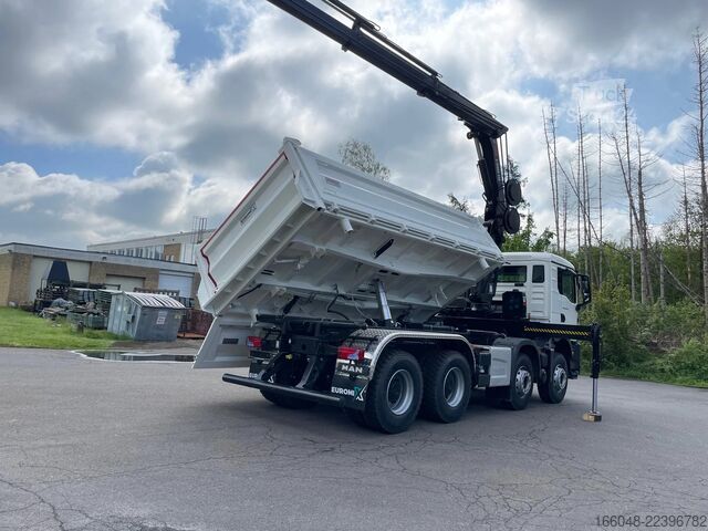 Tipper med kran MAN TGS 41.480 TGS 41.480 8x4/Euro6e Euromix Kipper...