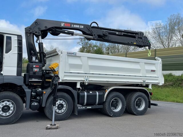 Tipper med kran MAN TGS 41.480 TGS 41.480 8x4/Euro6e Euromix Kipper...