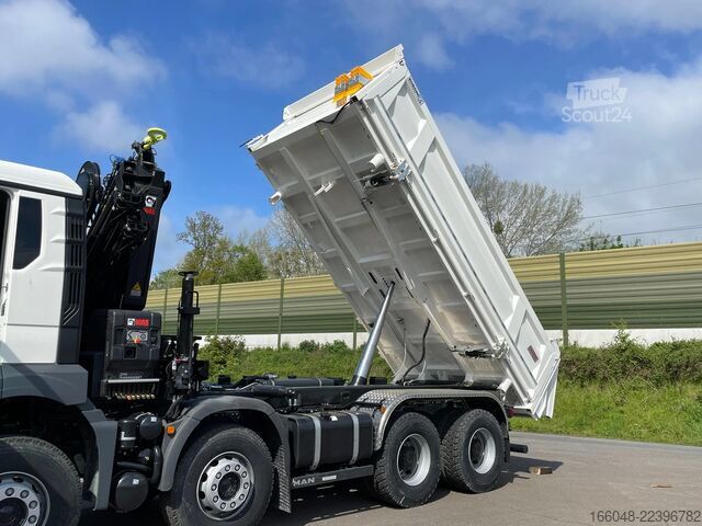 Tipper med kran MAN TGS 41.480 TGS 41.480 8x4/Euro6e Euromix Kipper...