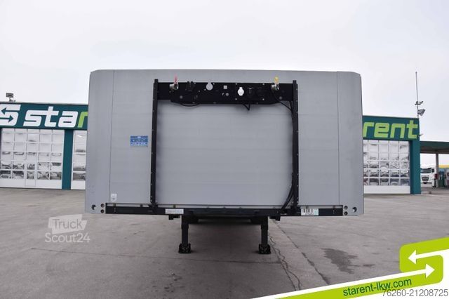 Open semitrailer KÖGEL Baustofftrailer 80cm Bordwände Rungen SAF MIETE