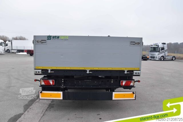 Open semitrailer KÖGEL Baustofftrailer 80cm Bordwände Rungen SAF MIETE