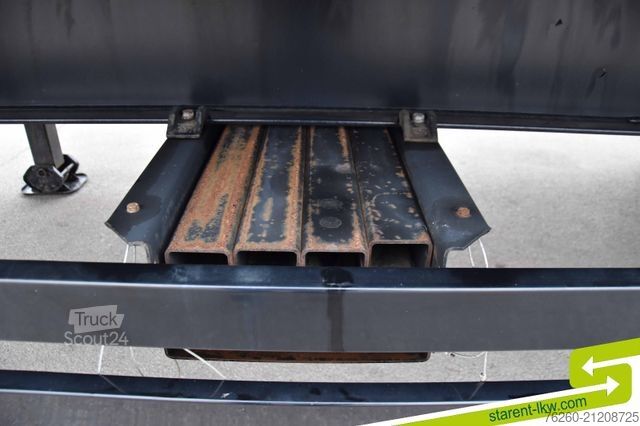 Open semitrailer KÖGEL Baustofftrailer 80cm Bordwände Rungen SAF MIETE