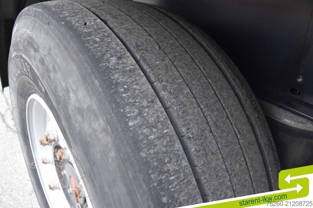 Open semitrailer KÖGEL Baustofftrailer 80cm Bordwände Rungen SAF MIETE