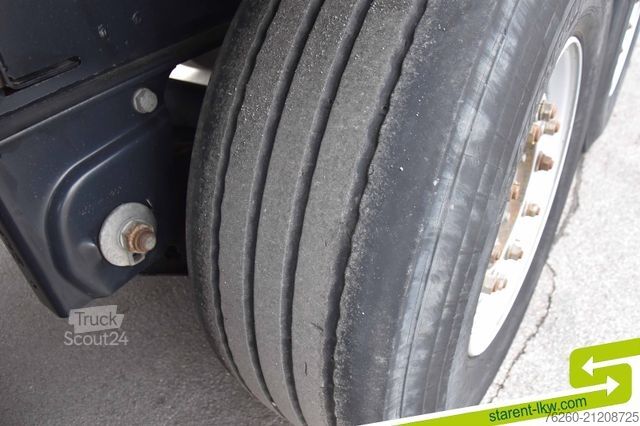 Open semitrailer KÖGEL Baustofftrailer 80cm Bordwände Rungen SAF MIETE