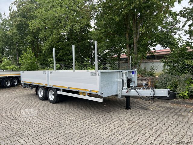 Remorcă deschisă Möslein THT 14,4 G 6,2  14,4 t GG Tandem- Pritschenanhänger- Tieflader