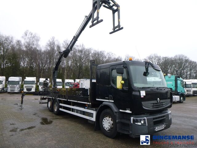 Kraanwagen Renault Premium 380 dxi 6x2 RHD + Hiab XS122 Duo