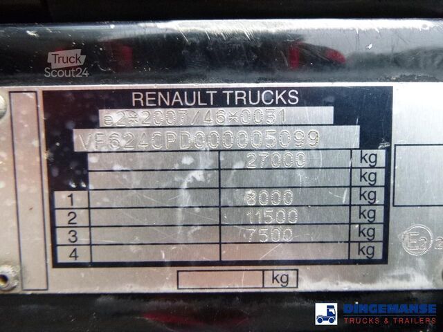 Nosturiauto Renault Premium 380 dxi 6x2 RHD + Hiab XS122 Duo