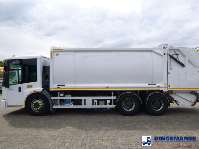 Vehículo de recogida de basuras Mercedes Econic 2630 RHD 6x4 Geesink Norba refuse truck