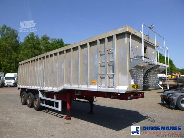 Teherautó Wilcox Tipper trailer alu 55 m3 + tarpaulin