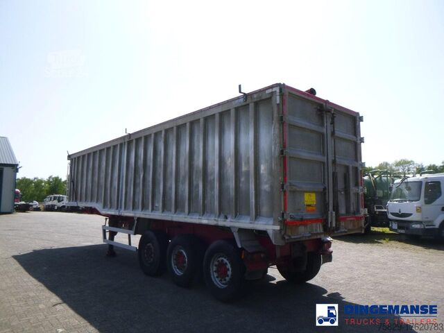 Teherautó Wilcox Tipper trailer alu 55 m3 + tarpaulin