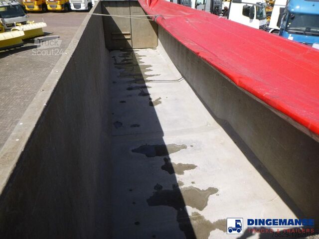 Teherautó Wilcox Tipper trailer alu 55 m3 + tarpaulin