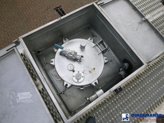 Tank Magyar Chemical tank inox L4BH 37.5 m3 / 4 comp ADR 26...