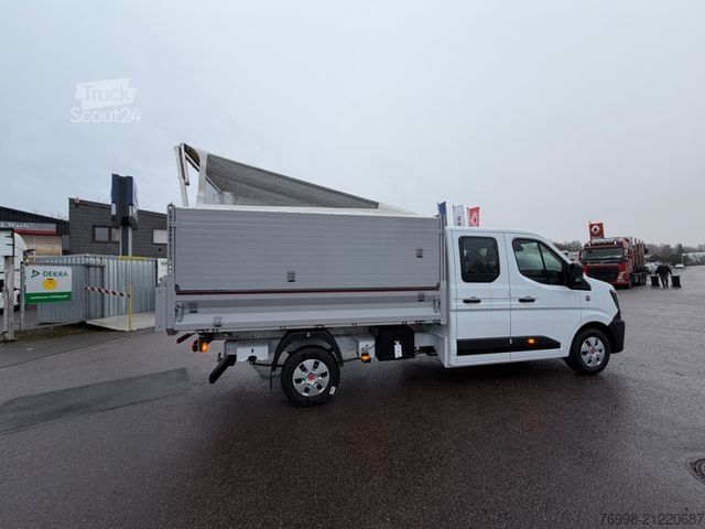 Tipper van RENAULT MASTER DOPPELKABINER KIPPER MIT LAUBFANG