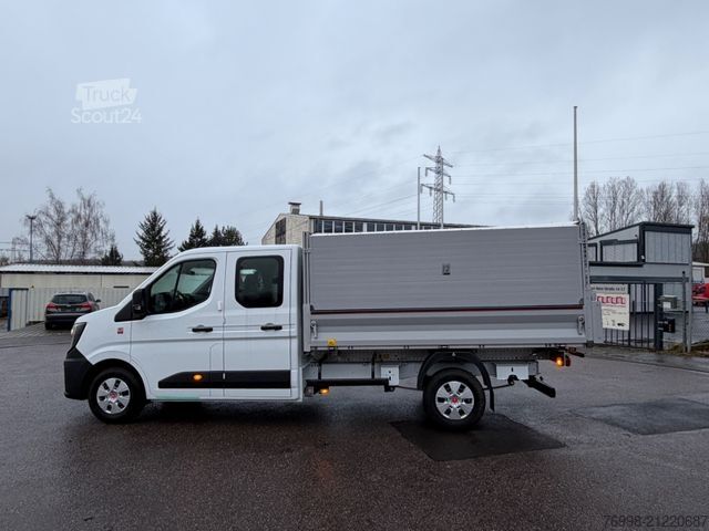 Tipper van RENAULT MASTER DOPPELKABINER KIPPER MIT LAUBFANG