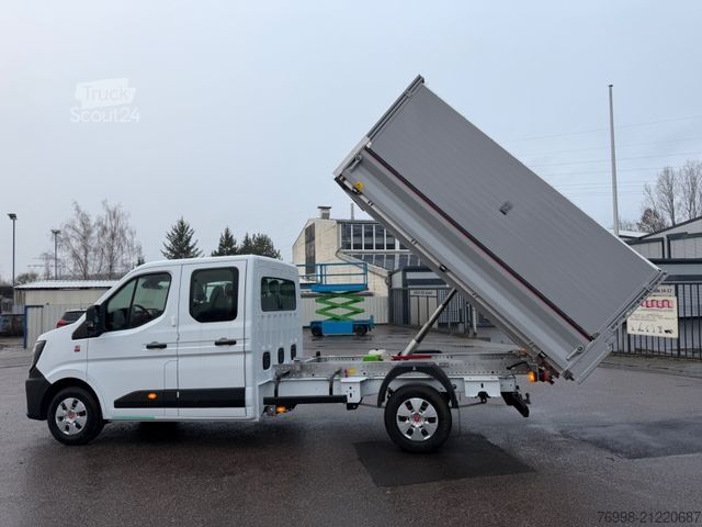 Tipper van RENAULT MASTER DOPPELKABINER KIPPER MIT LAUBFANG