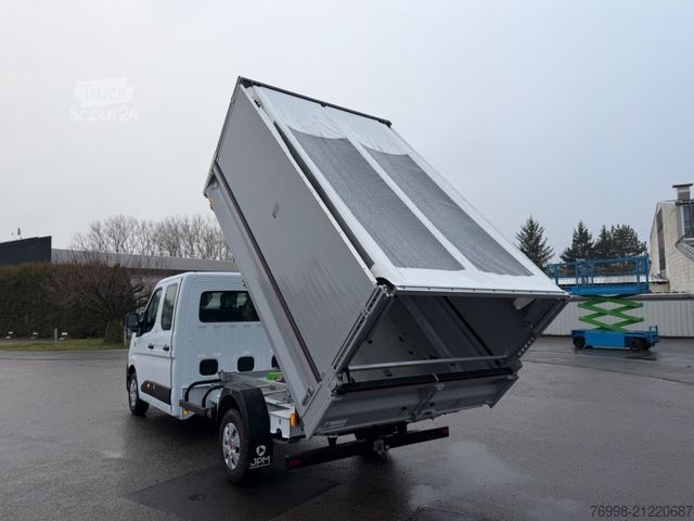Tipper van RENAULT MASTER DOPPELKABINER KIPPER MIT LAUBFANG