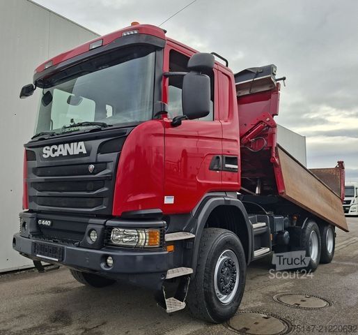 Třístranný sklápěč SCANIA G 440 CB6x6HHZ Allrad 3-Seitenkipper Bordmatik