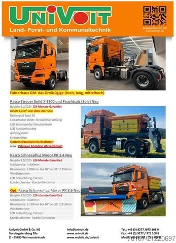 Speciale doeleinden vrachtwagen MAN MAN TGS 18.520 Allrad Hydro Streuer Schneepflug