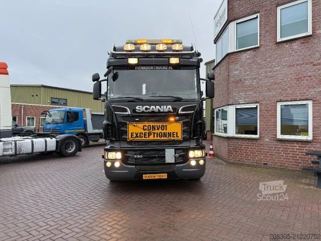 Zware vrachtwagen SCANIA R730 6X4 / Full steel suspension-Blatt Federung
