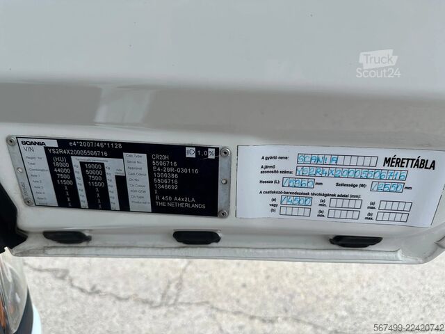 Standard-SZM Scania R450 Standklima, Digital Displays, New Tacho G2...