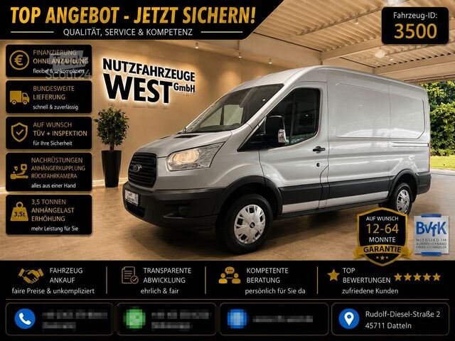 Vans ar augstu jumtu FORD Transit Hoch+Lang*L2-H2*Trend*Garantie*155Ps*