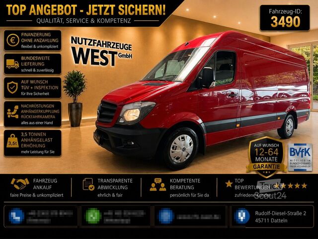 Kastenwagen hoch MERCEDES-BENZ Sprinter 316 CDI Hoch+Lang*AHK=3,5T*Garantie*1HD