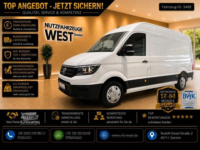Furgoneta de caja alta VOLKSWAGEN Crafter TDI Hoch+Lang*L2-H2*AHK*Klima*Garantie*