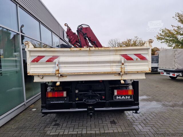 Tipvogn MAN 13.180 AK 4x4 Allrad/Single/Kran Hiab Tüv neu