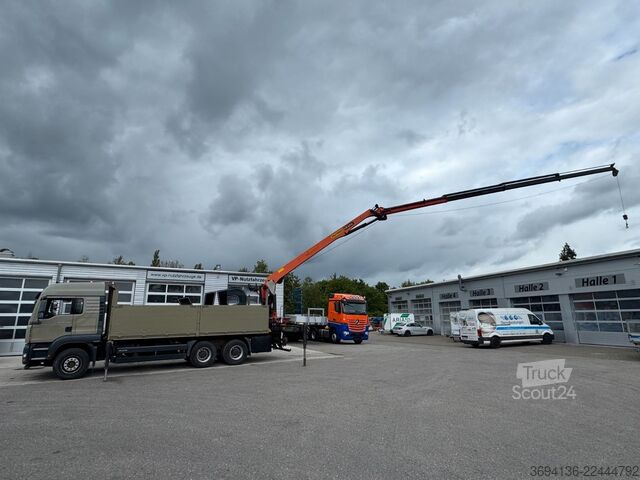 Кран, монтиран на камион MAN TGS 26.480 BB 6x4 PK 25001 EL am Heck