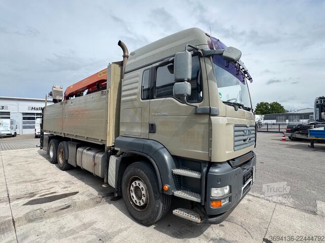 Кран, монтиран на камион MAN TGS 26.480 BB 6x4 PK 25001 EL am Heck