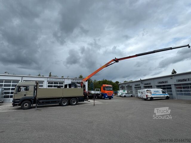 Кран, монтиран на камион MAN TGS 26.480 BB 6x4 PK 25001 EL am Heck
