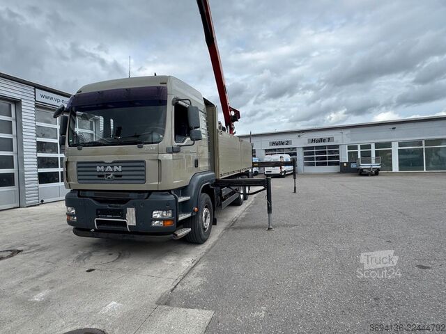 Кран, монтиран на камион MAN TGS 26.480 BB 6x4 PK 25001 EL am Heck
