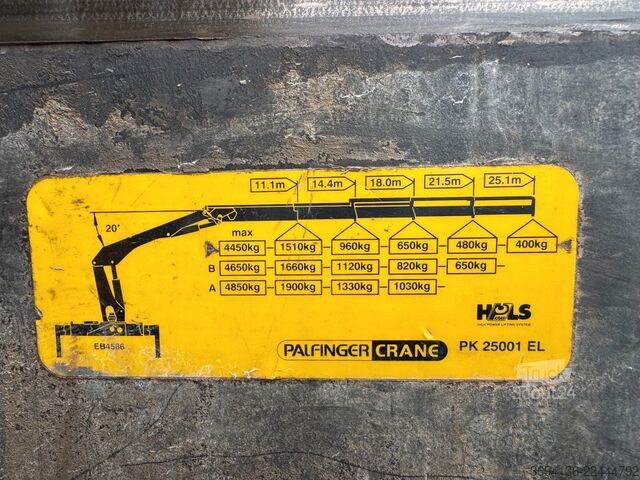 Кран, монтиран на камион MAN TGS 26.480 BB 6x4 PK 25001 EL am Heck