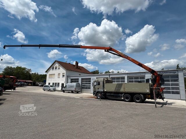 Kamyon üzerine monteli vinç MAN TGS 26.480 6x4 PK 25001 EL 25,1 m Seilwinde Funk