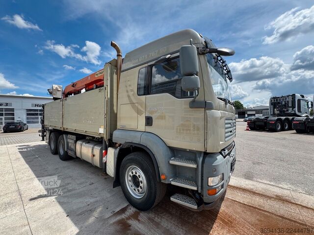 Kamyon üzerine monteli vinç MAN TGS 26.480 6x4 PK 25001 EL 25,1 m Seilwinde Funk