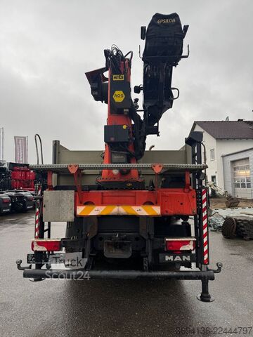Kamyon üzerine monteli vinç MAN TGS 26.480 6x4 PK 25001 EL 25,1 m Seilwinde Funk