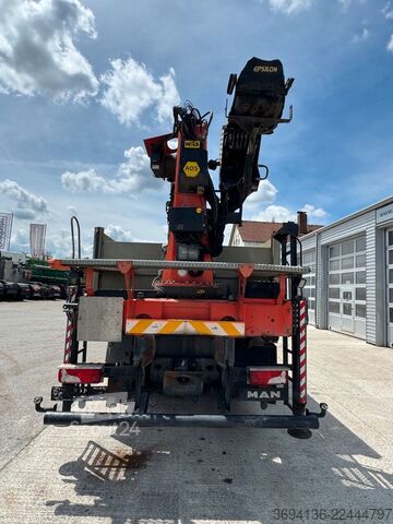 Kamyon üzerine monteli vinç MAN TGS 26.480 6x4 PK 25001 EL 25,1 m Seilwinde Funk
