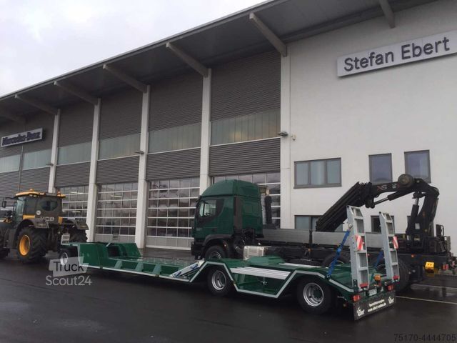 Remorcă cu platformă joasă Ebert TL 30 ST LB Spezialtieflader