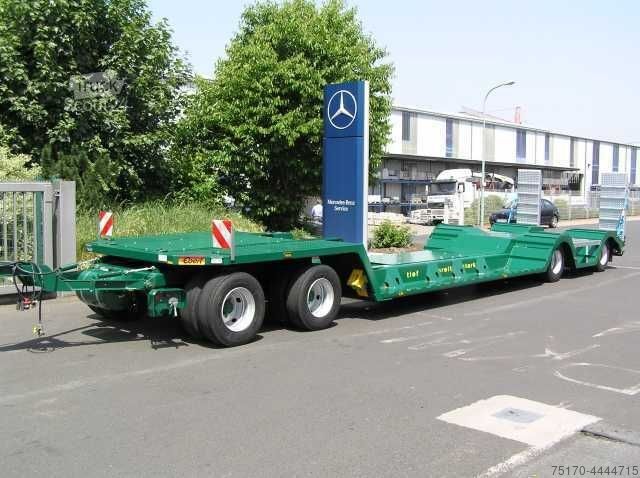 Remorcă cu platformă joasă Ebert TL 40 ST Spezialtieflader