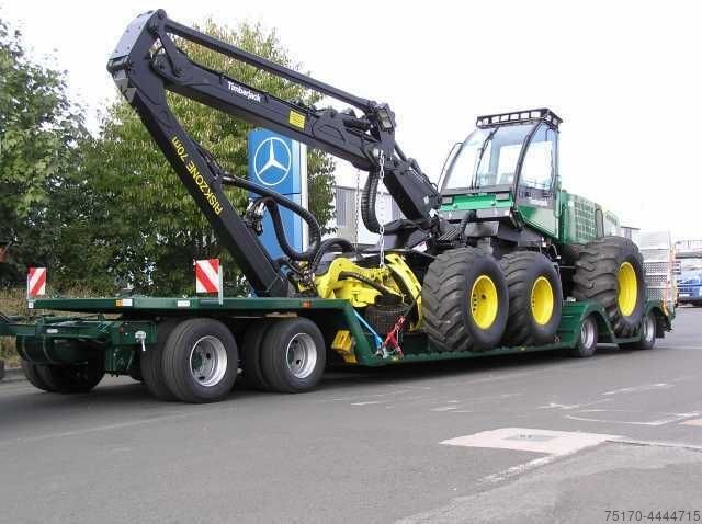 Remorcă cu platformă joasă Ebert TL 40 ST Spezialtieflader