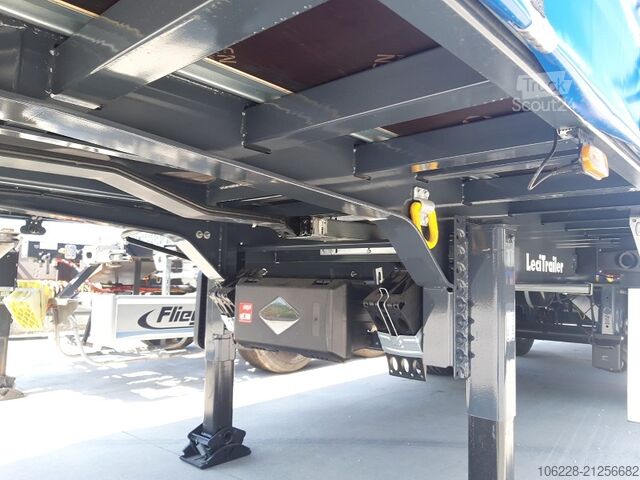 Perde kenarlı yarı römork Lecitrailer City Trailer