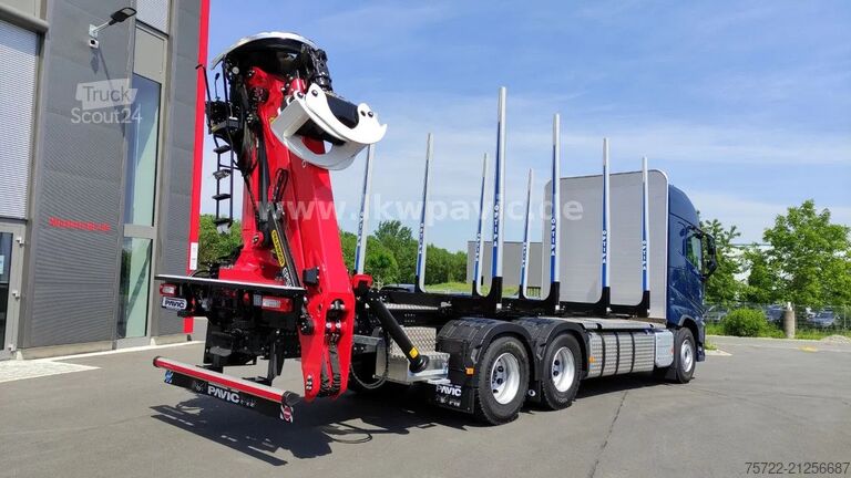 Transporter drewna Volvo FH 540 6x4 BL  Kurzholz-LKW Kran nach Wahl