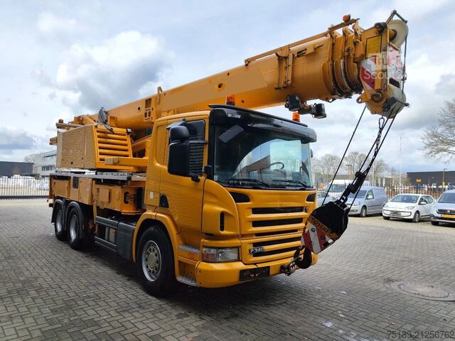 Crane truck Liebherr LTF 1035-3.1 Scania P340 6x4!