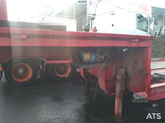 Carregador baixo Vang SLHS machine trailer with hydraulic ramps